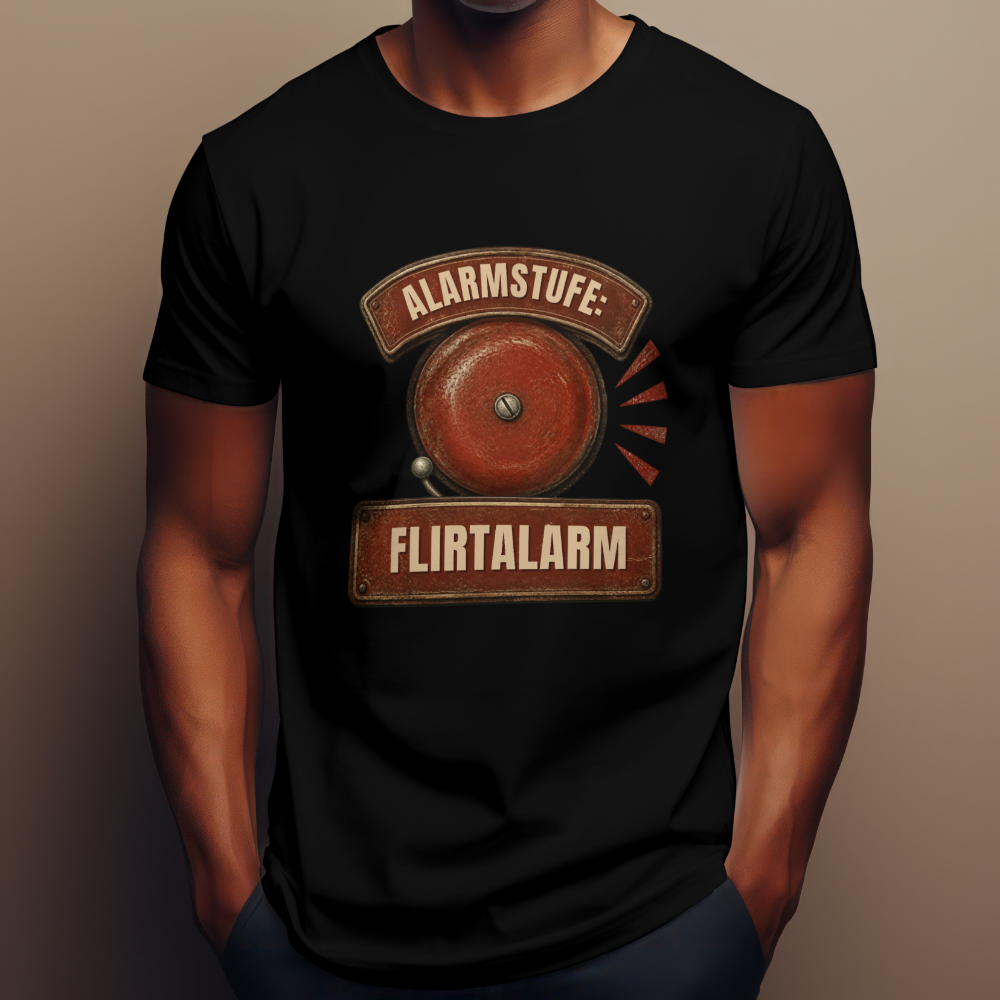 Feuerwehr T-Shirt „Flirtalarm“ Unisex