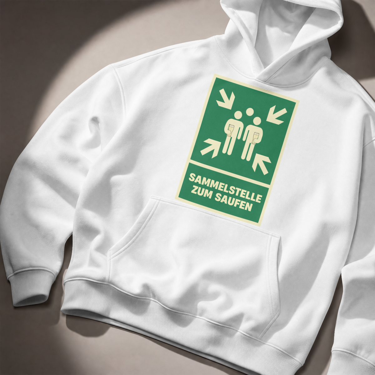 Feuerwehr Hoodie „Sammelstelle“ mit Bauchtasche