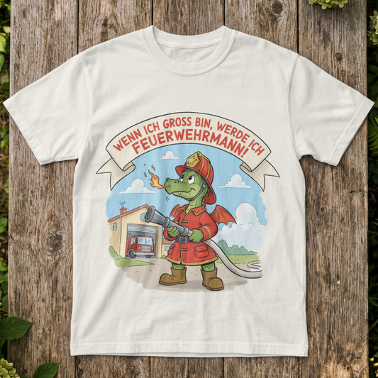 Wenn ich Groß bin werde ich Feuerwehrmann T-Shirt