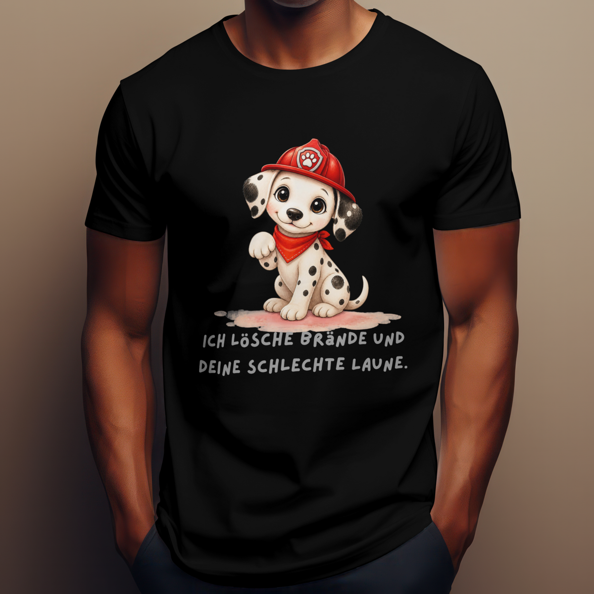 Feuerwehr T-Shirt „Dalmatiner“ Unisex mit Spruch