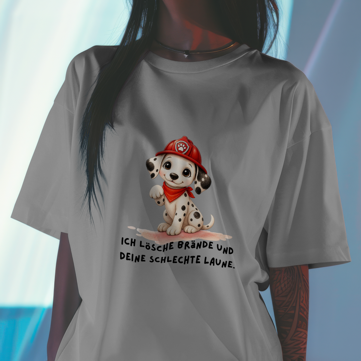 Feuerwehr T-Shirt „Dalmatiner“ Unisex mit Spruch