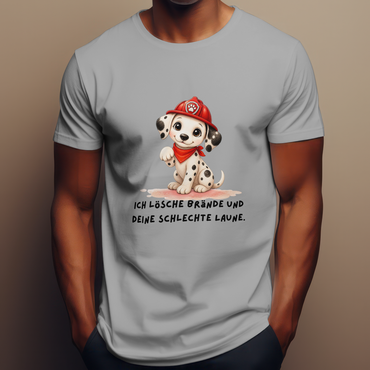 Feuerwehr T-Shirt „Dalmatiner“ Unisex mit Spruch