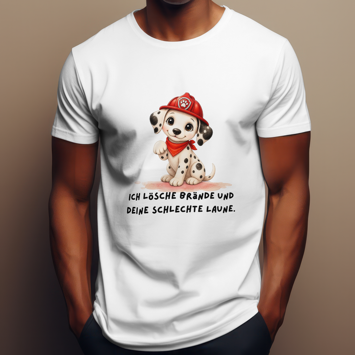 Feuerwehr T-Shirt „Dalmatiner“ Unisex mit Spruch