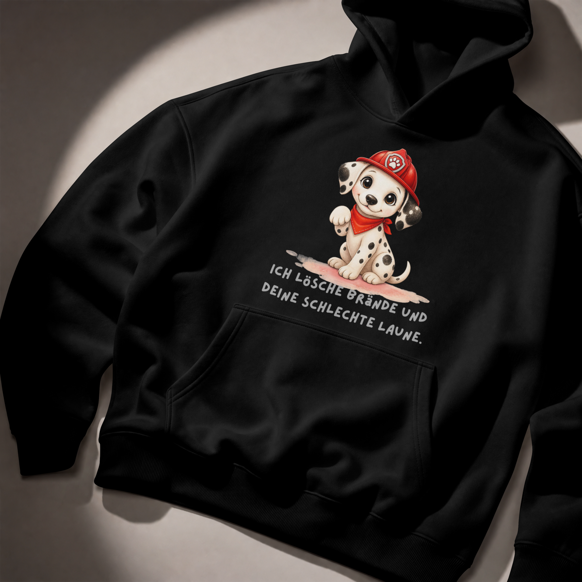 Feuerwehr Hoodie „Dalmatiner“ mit Spruch