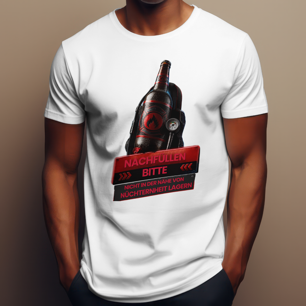 Feuerwehr T-Shirt „Bier AGT“ Unisex