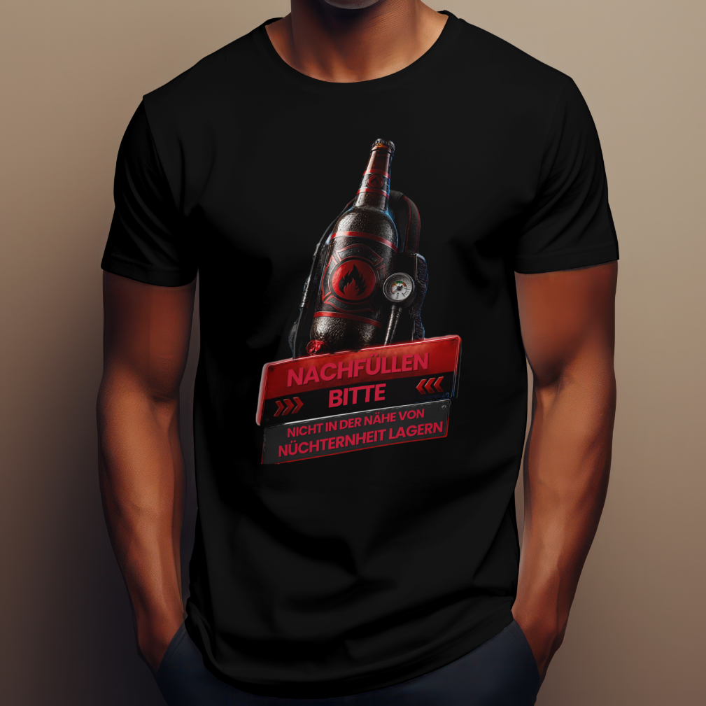 Feuerwehr T-Shirt „Bier AGT“ Unisex