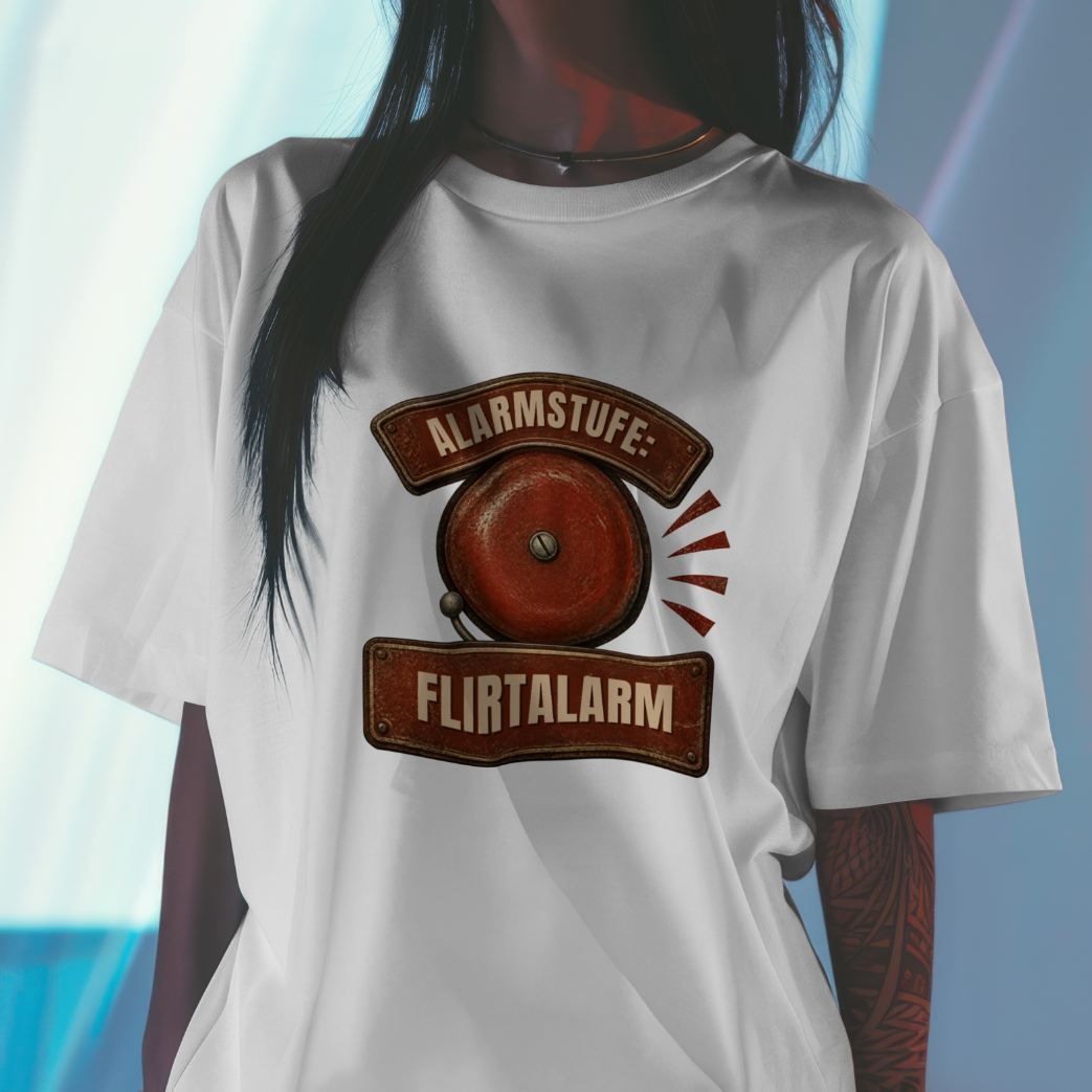 Feuerwehr T-Shirt „Flirtalarm“ Unisex