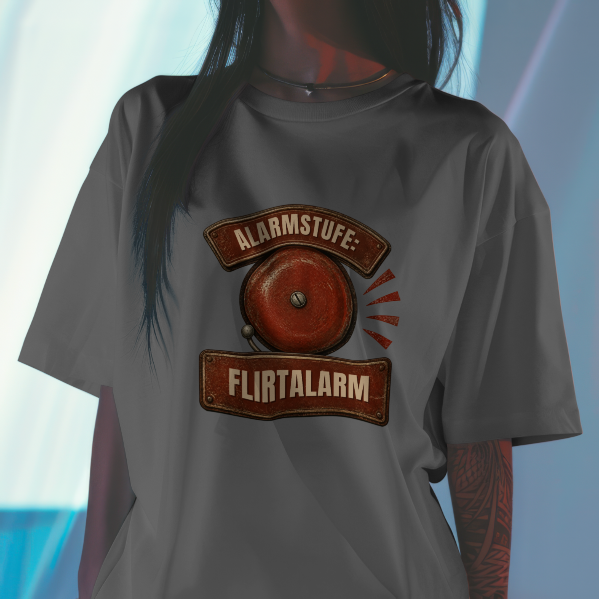 Feuerwehr T-Shirt „Flirtalarm“ Unisex