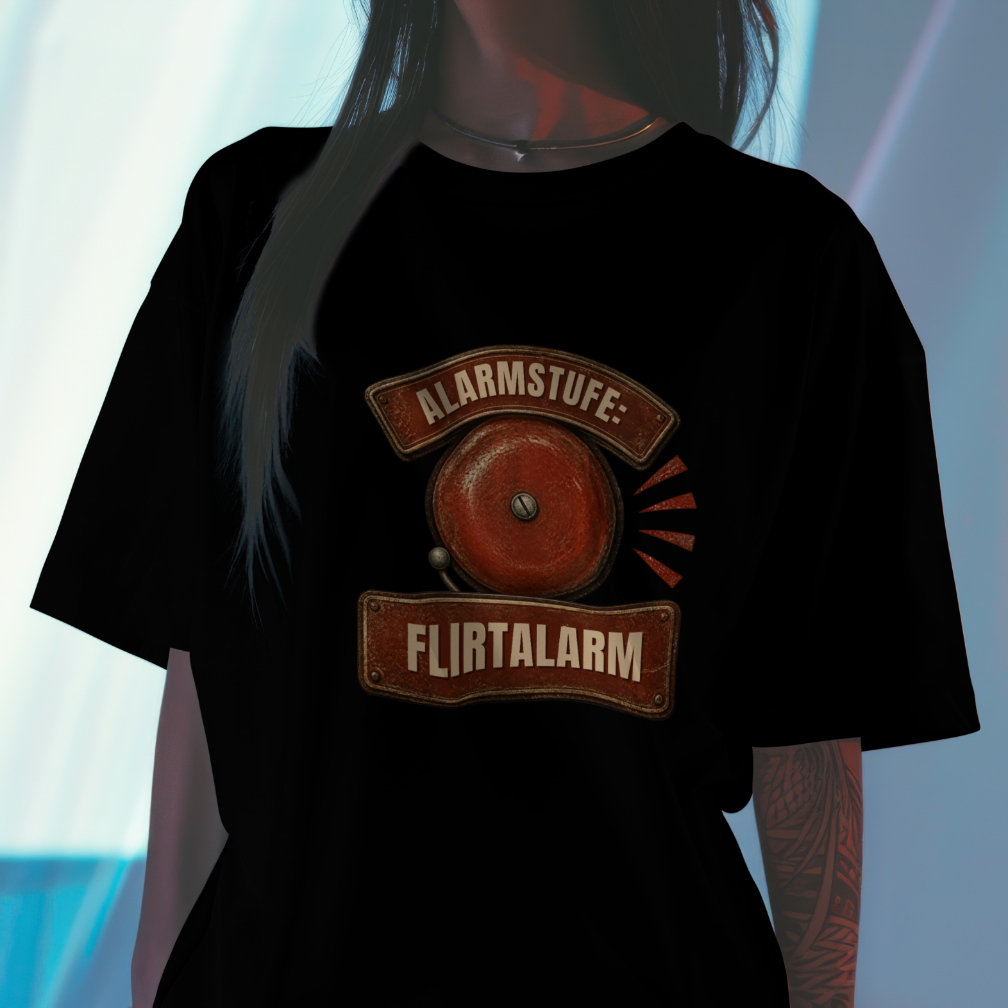 Feuerwehr T-Shirt „Flirtalarm“ Unisex