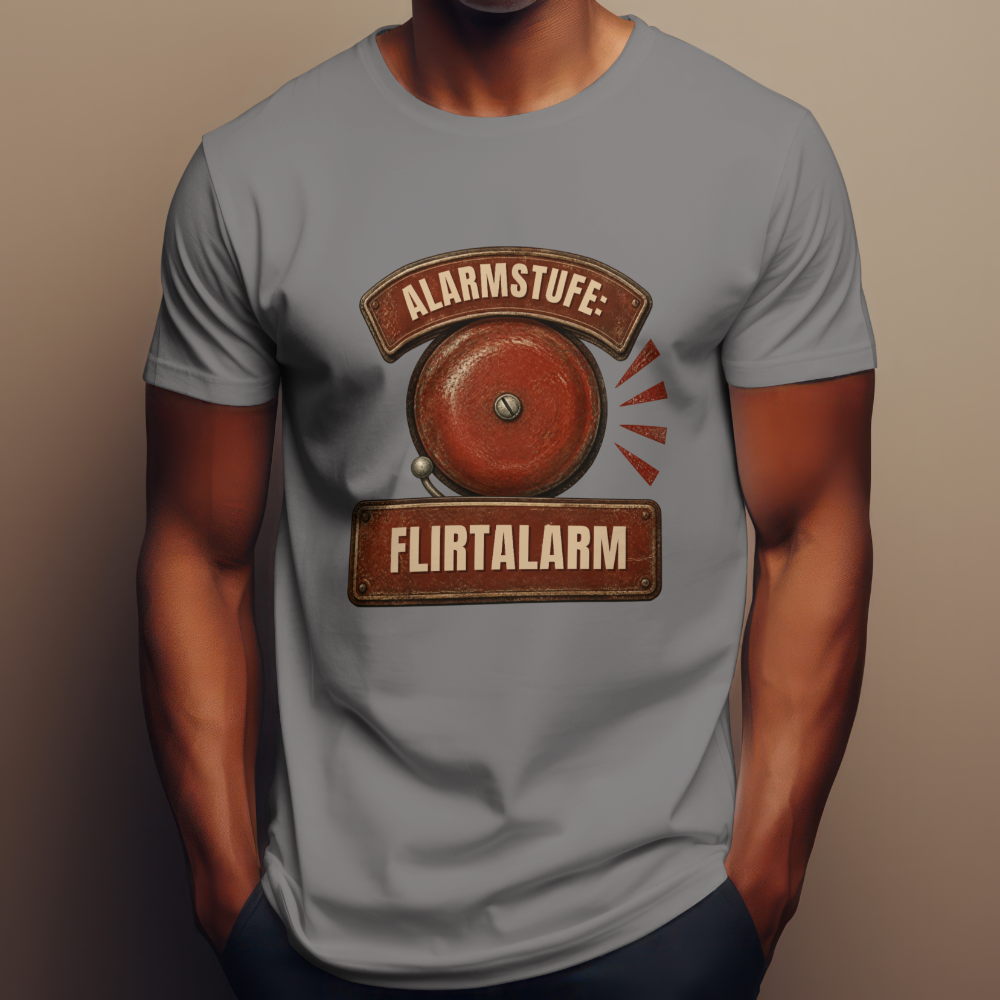 Feuerwehr T-Shirt „Flirtalarm“ Unisex