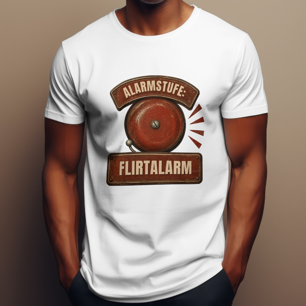 Feuerwehr T-Shirt „Flirtalarm“ Unisex
