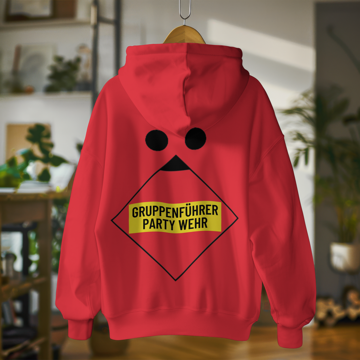 Feuerwehr Hoodie „Gruppenführer“ mit Bauchtasche