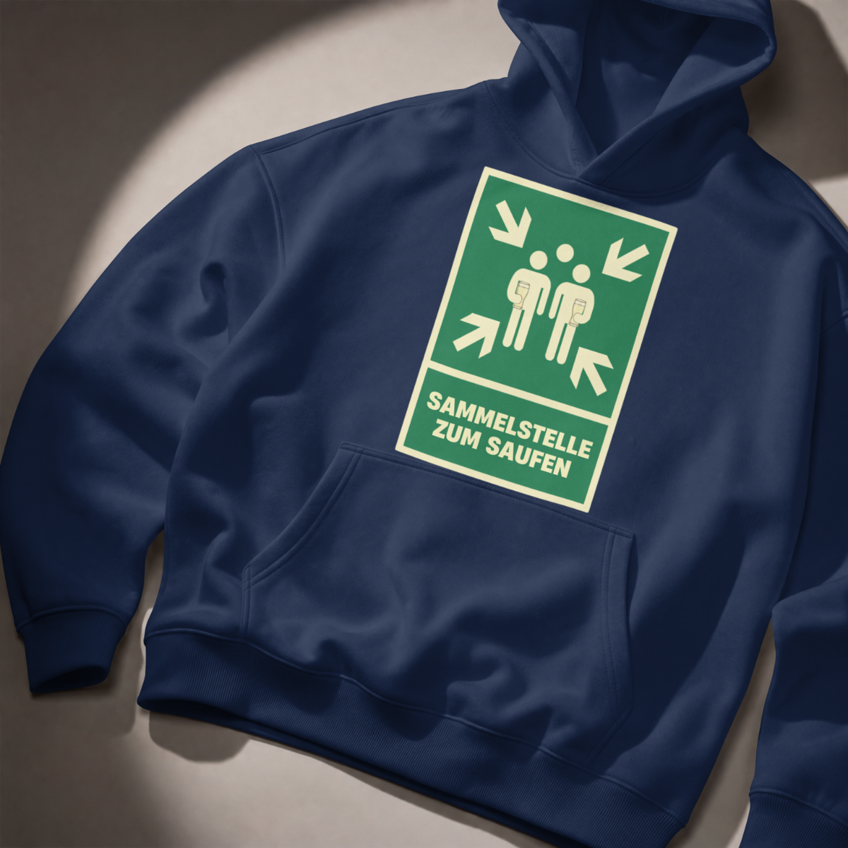 Feuerwehr Hoodie „Sammelstelle“ mit Bauchtasche