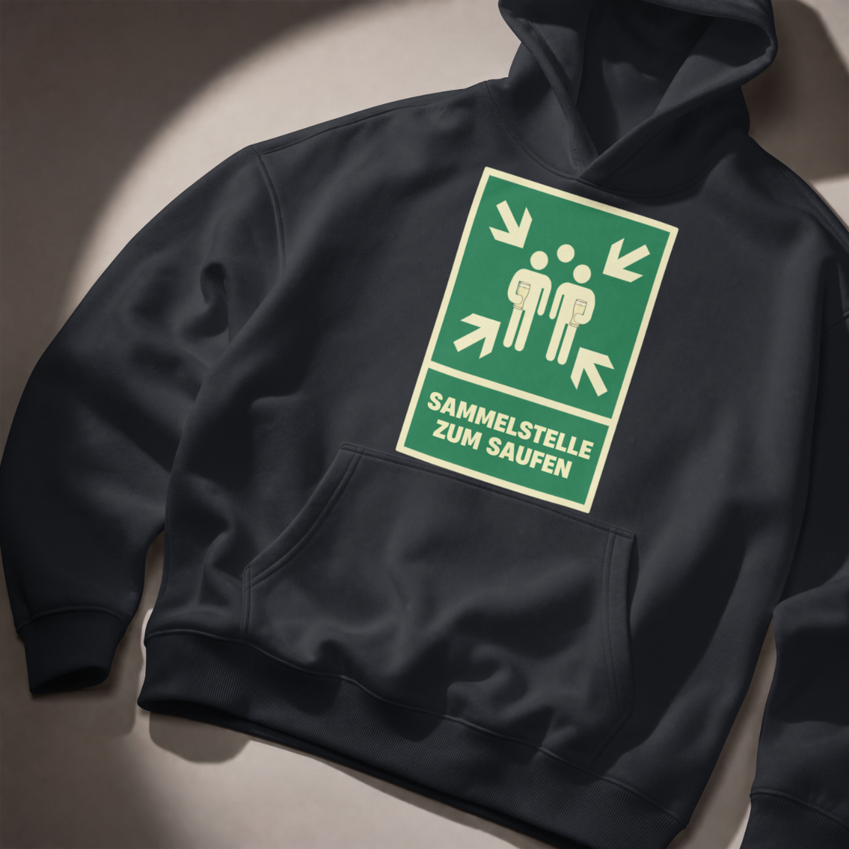 Feuerwehr Hoodie „Sammelstelle“ mit Bauchtasche