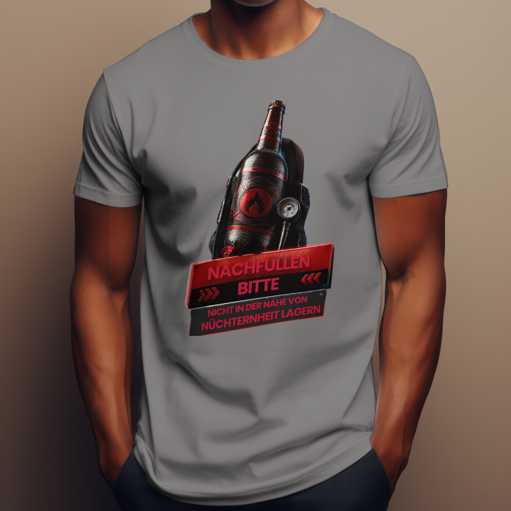 Feuerwehr T-Shirt „Bier AGT“ Unisex
